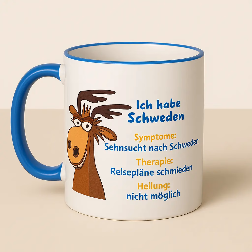 Elch Tasse | Sehnsucht nach Schweden