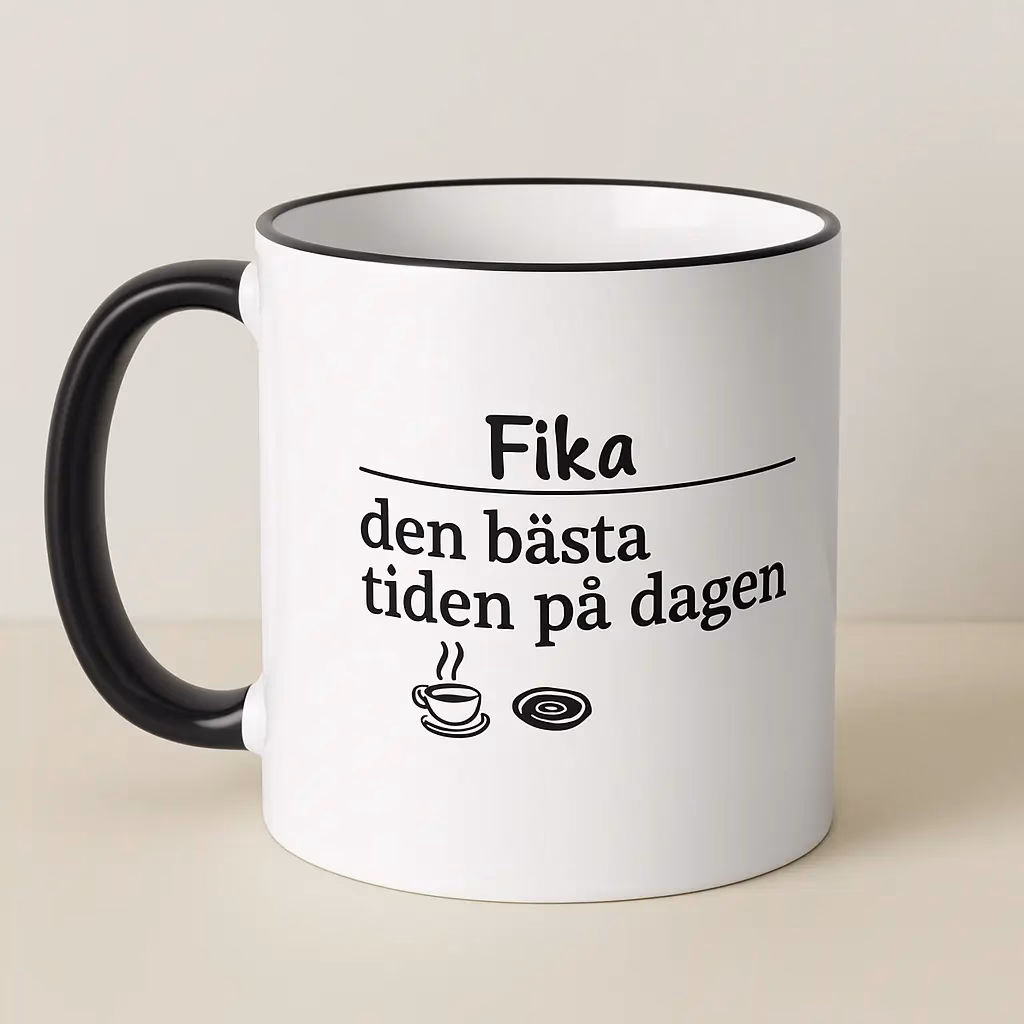 Fika Tasse | Die beste Zeit des Tages