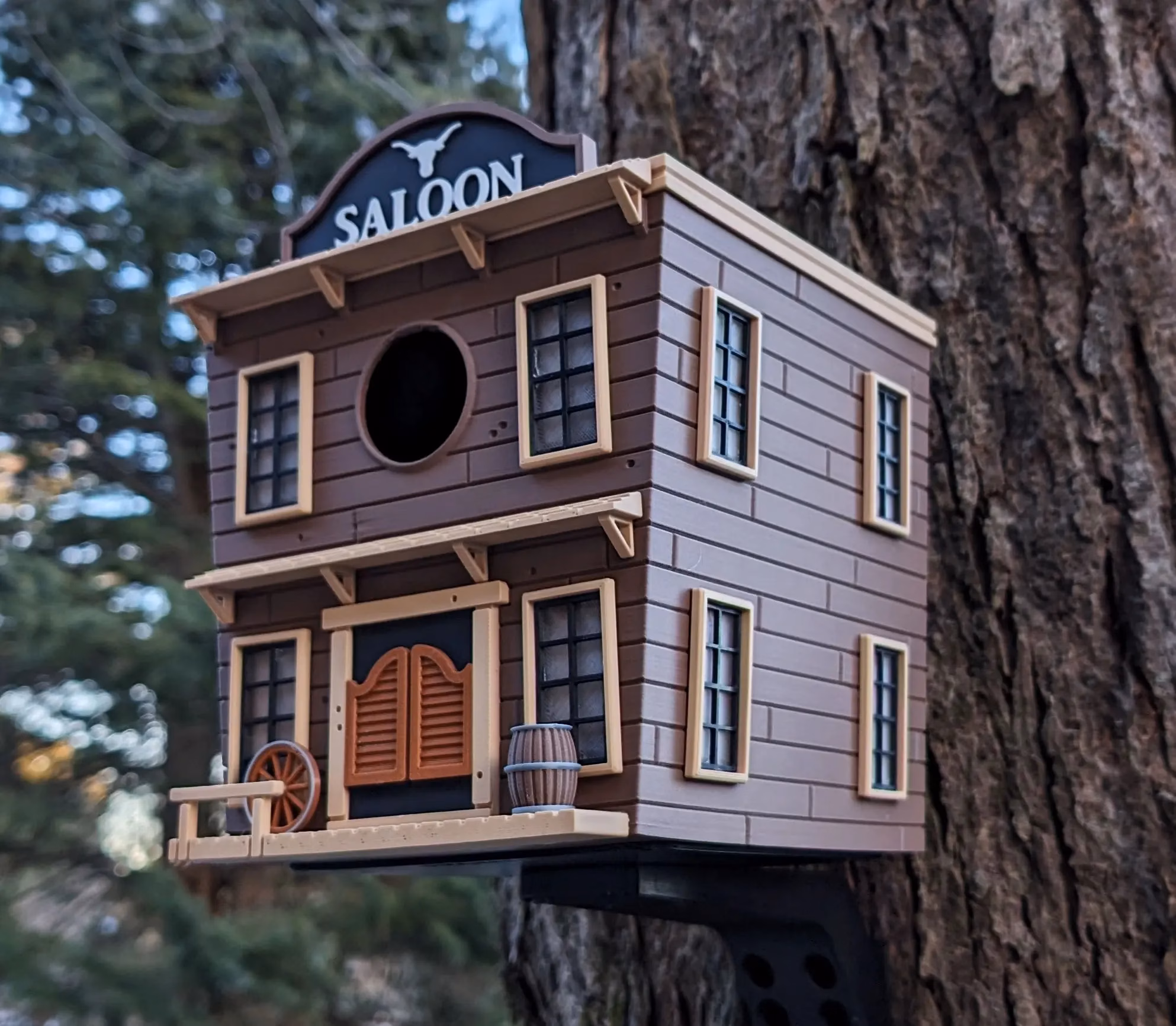 Vogelhaus Saloon | Nistkasten im Westernstil