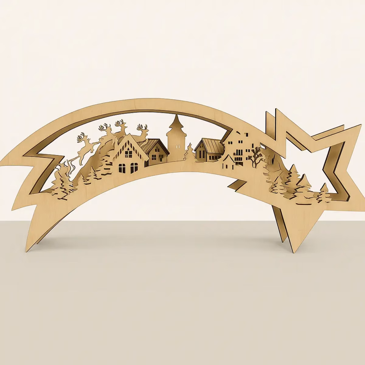 Sternschnuppe Weihnachtsstern – Winterdeko