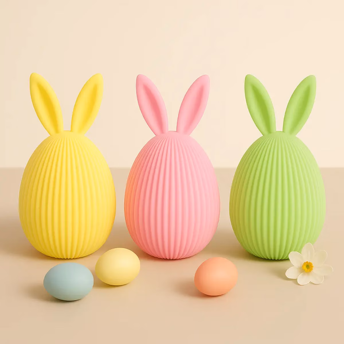 Osterei mit Ohren – stilvolle Osterdekoration