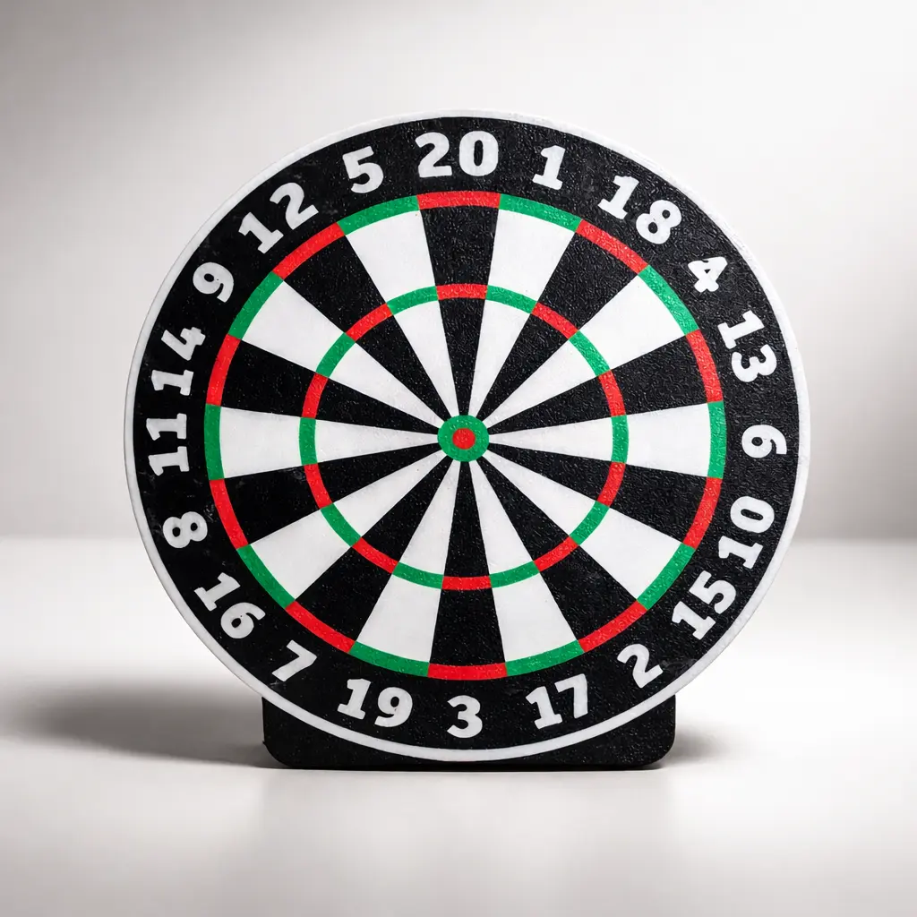 Spardose Dartscheibe stehend