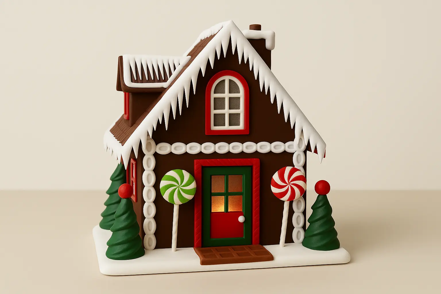 Lebkuchenhaus – dekoratives Haus für Winter & Weihnachten