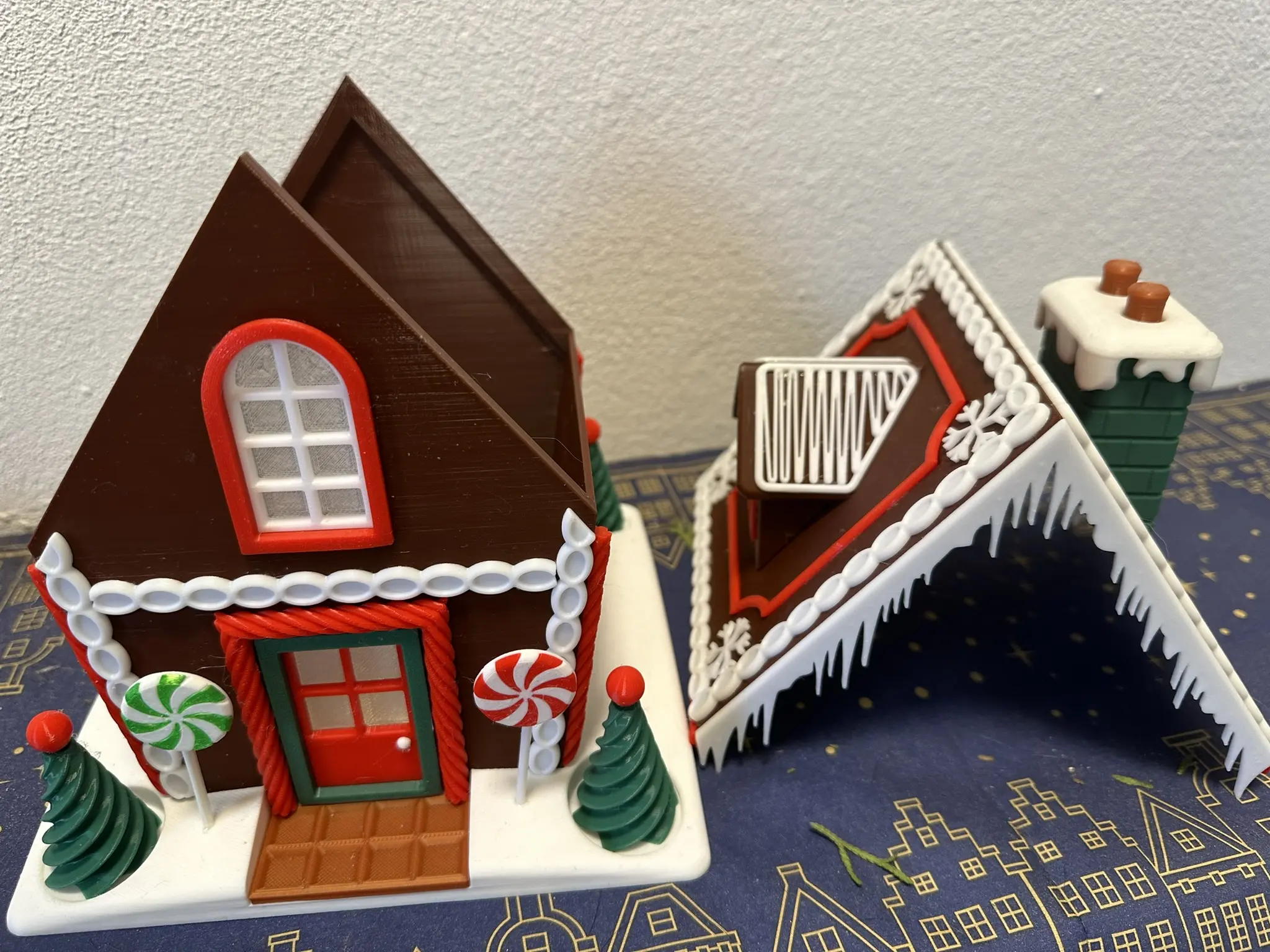 Lebkuchenhaus – dekoratives Haus für Winter & Weihnachten