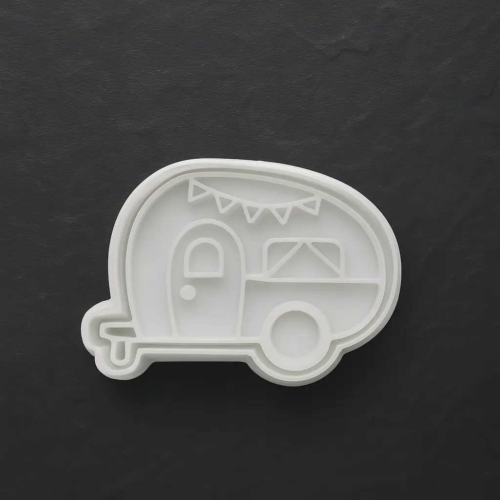 Ausstechform Wohnwagen inkl. Stempel