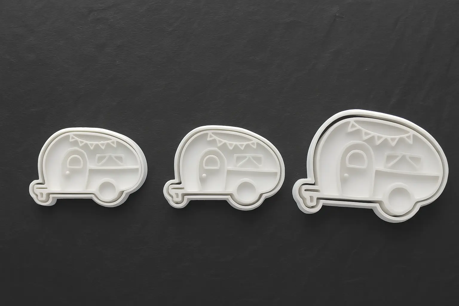 Ausstechform Wohnwagen inkl. Stempel