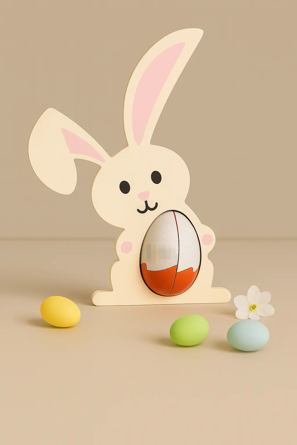 Osterhase Deko – Mitbringsel mit Platz für Schokoladenei