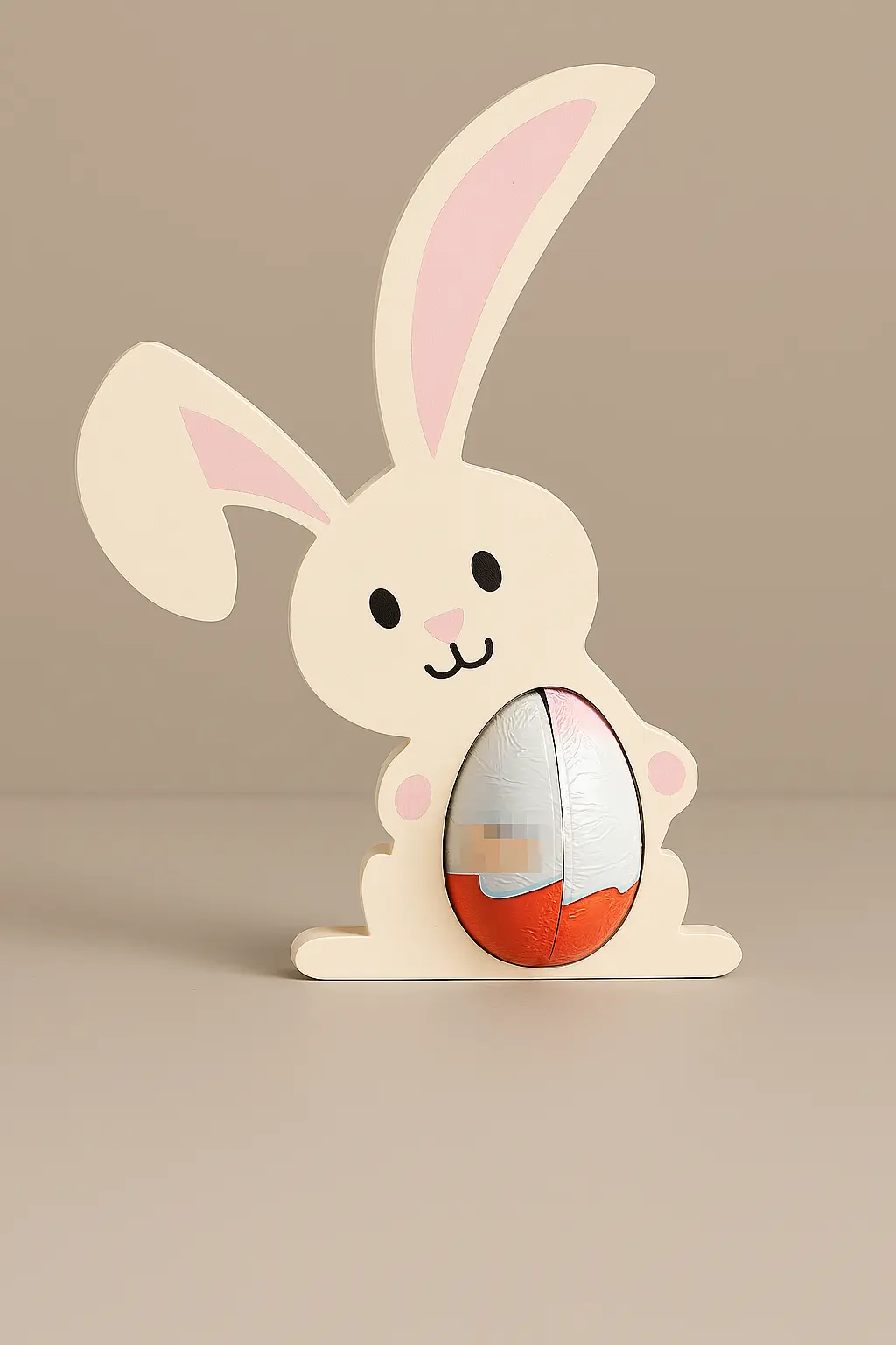 Osterhase Deko – Mitbringsel mit Platz für Schokoladenei