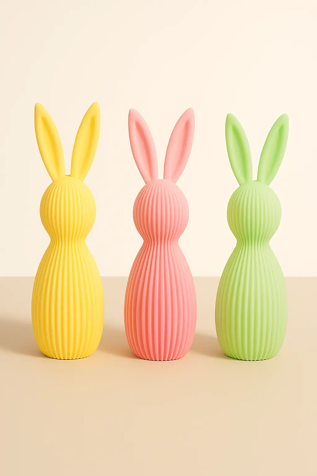 Hasen Figuren modern – schlichte Osterdekoration