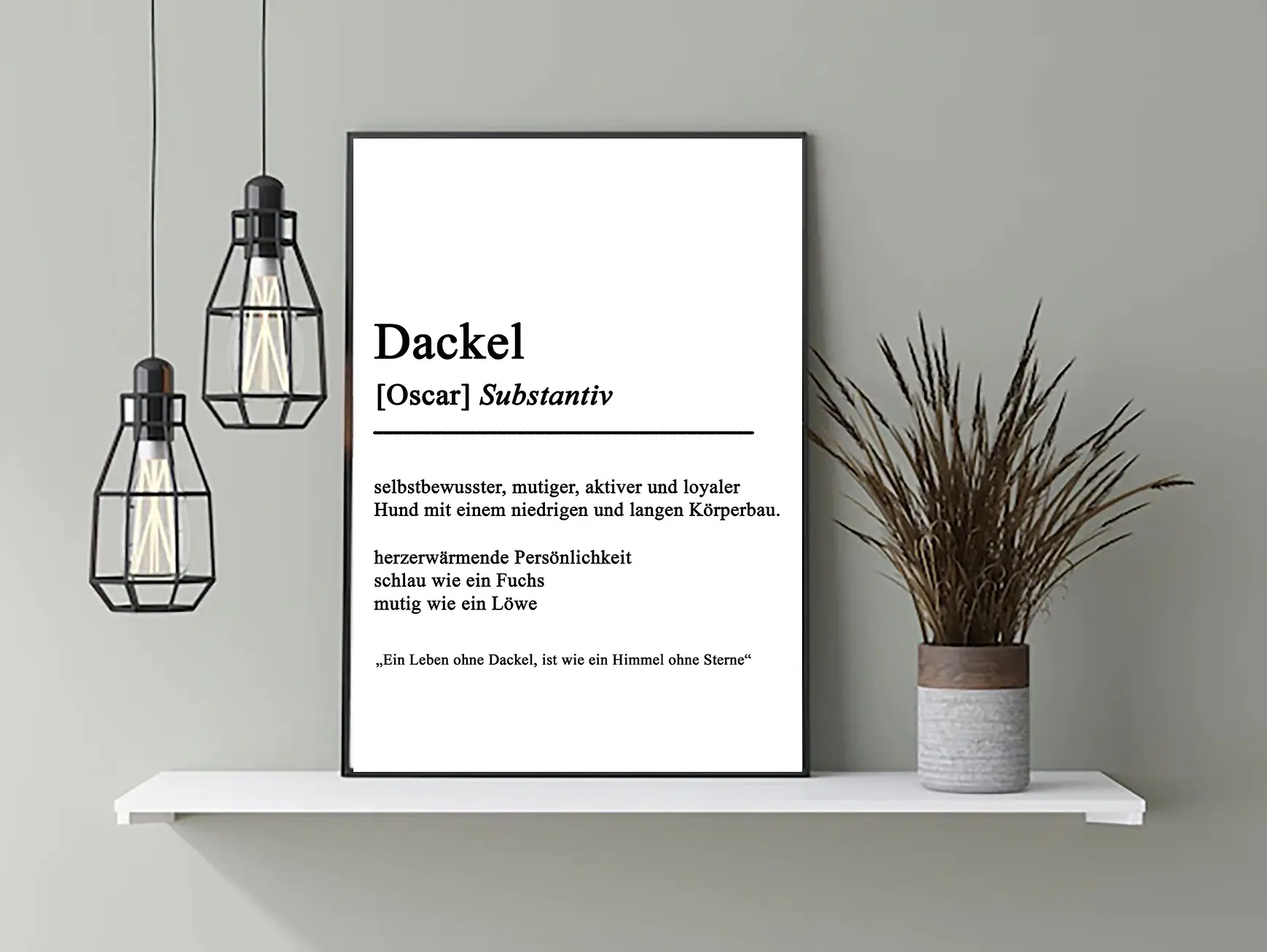 Definition Dackel - personalisierbar -