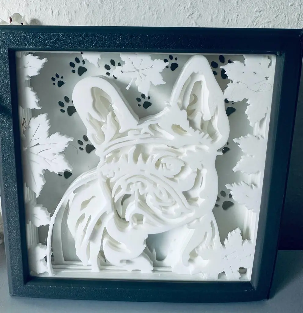 Französische Bulldogge – LED Deko
