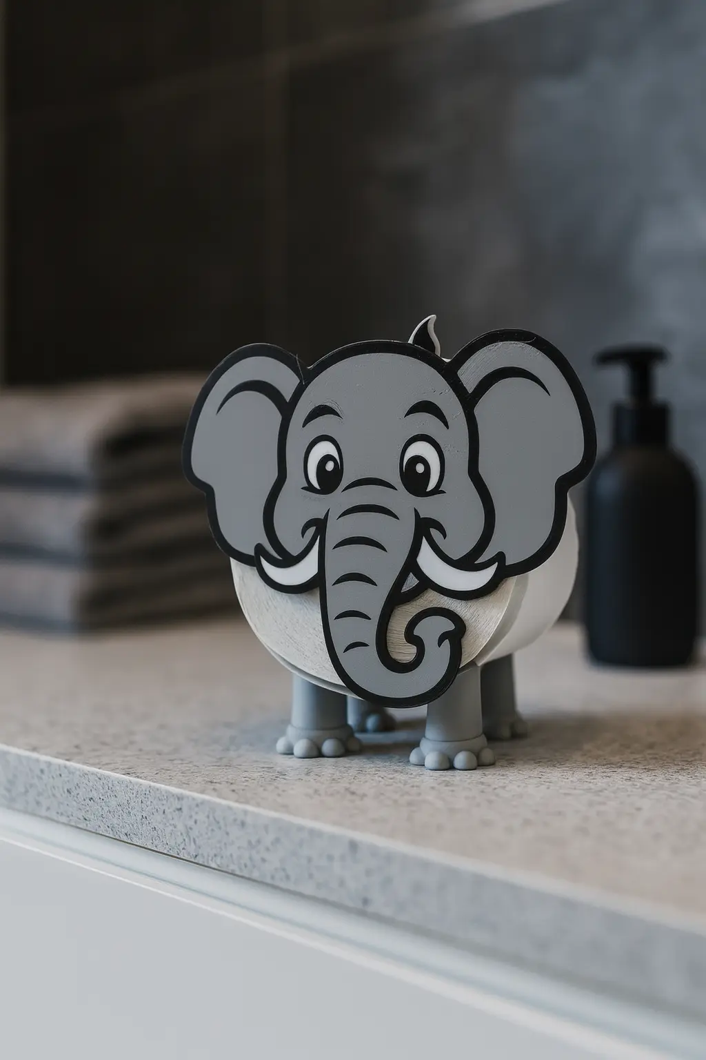 Gustav – Elefant mit Humor fürs stille Örtchen
