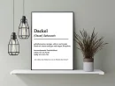 Definition Dackel Poster