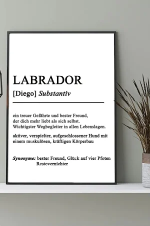 Definition Labrador Poster