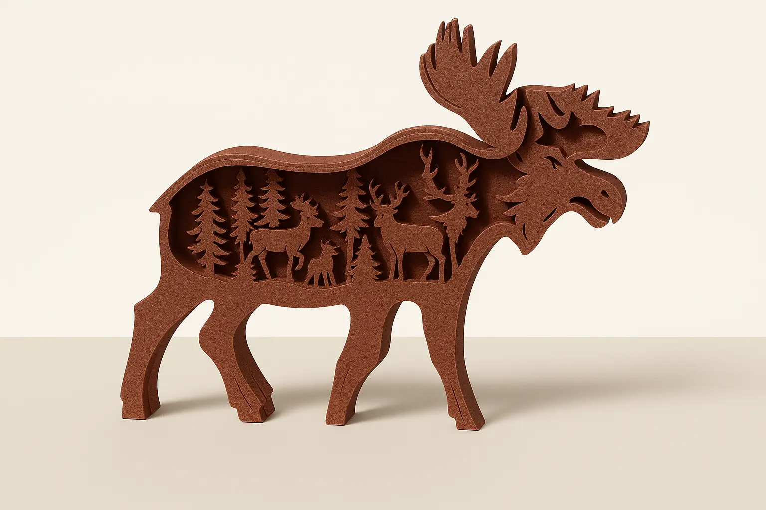 Elch Schwibbogen – stimmungsvolles Nachtlicht – Bild 3