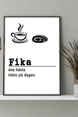 Fika skandinavisches Motiv