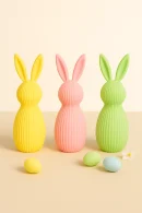 Hasen Figur modern als Osterdekoration